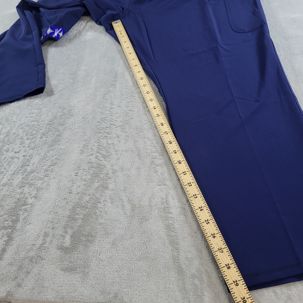 Scrubstar Premium Performance Navy Blue Scrub Pants 3XL Straight Leg WM04B121A - Picture 7 of 11